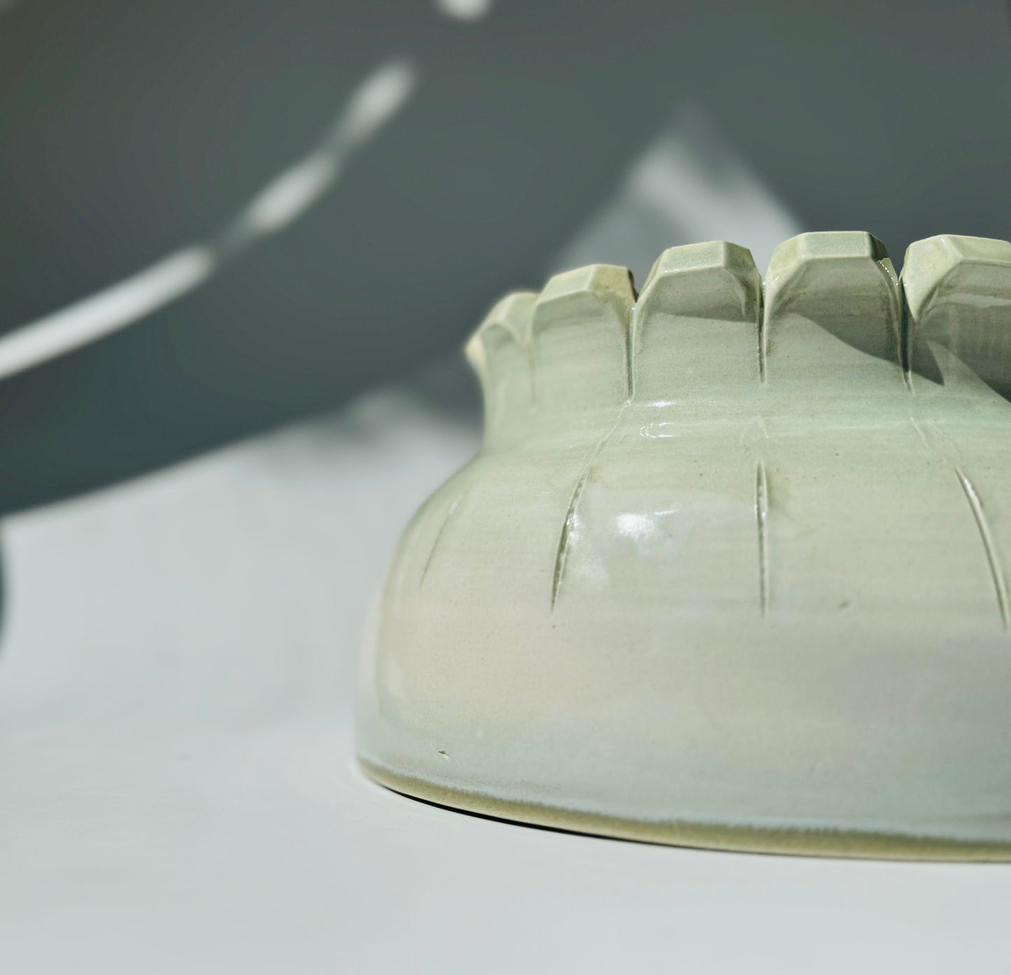 Crown Foot Display Bowl - only from Rita Strayer Ceramics of Savannah