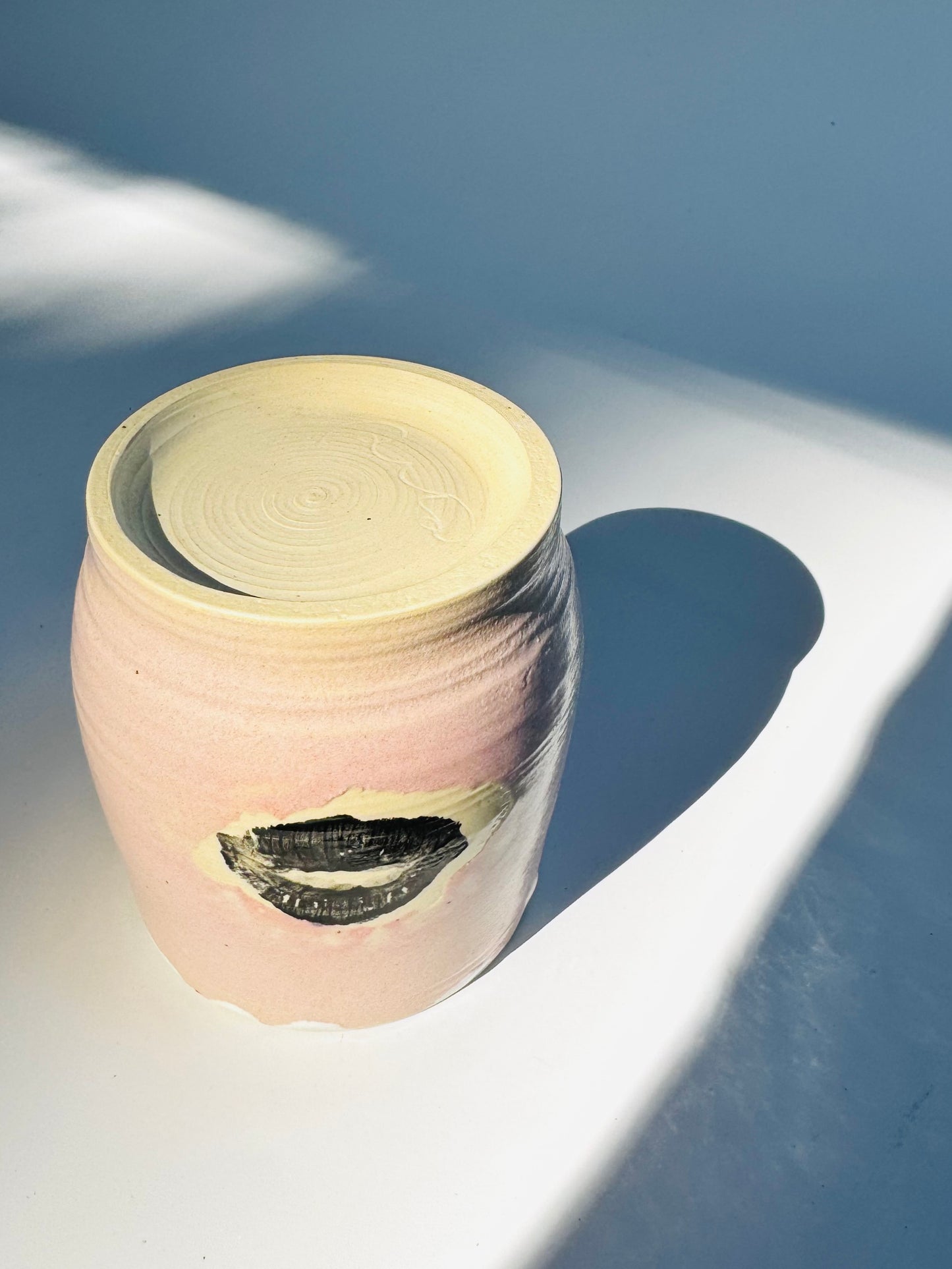 Kissy Cup Tulip Tumbler - only from Rita Strayer Ceramics of Savannah