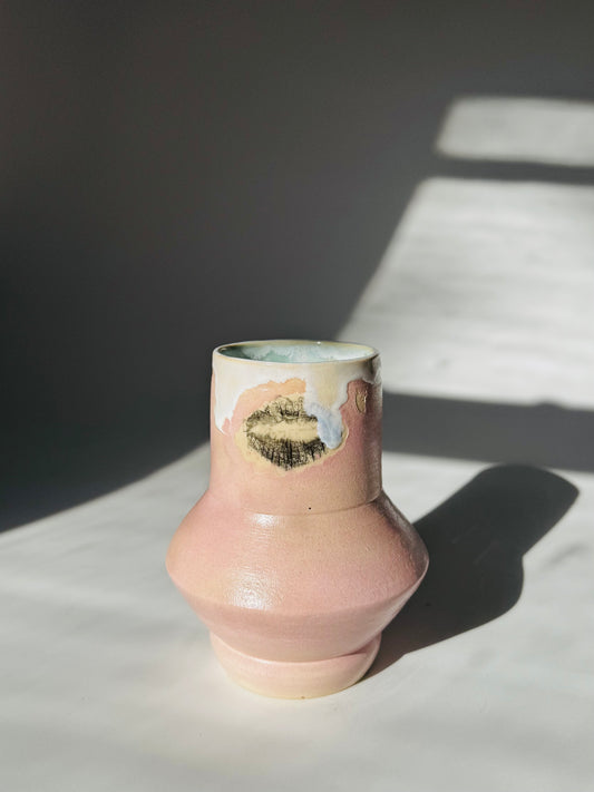 Kissy Cup Accent Vase, Small