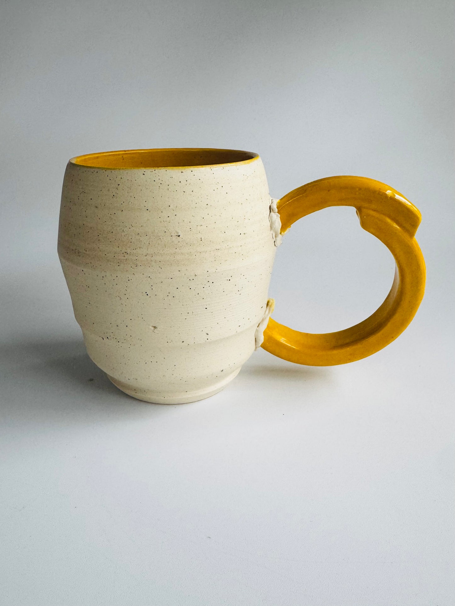 Split Hoop Mug, Yellow