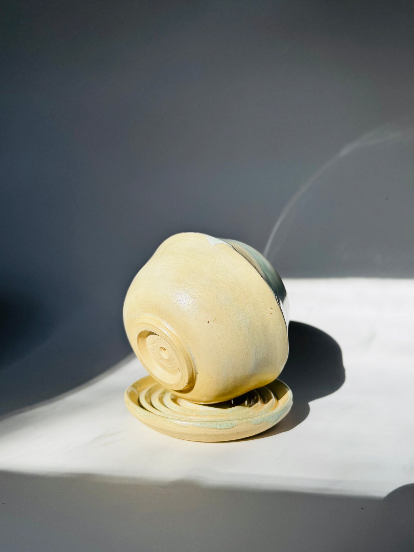 Moss Matte Teardrop Planter, Small