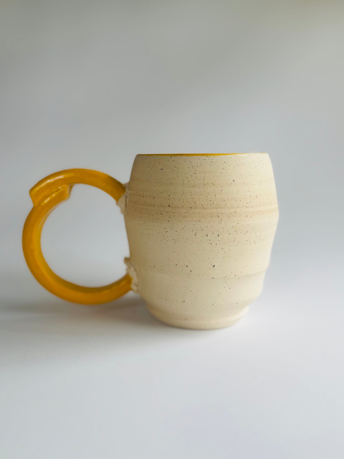 Split Hoop Mug, Yellow