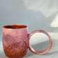 Rosy Rusty Hoop Handle Mug