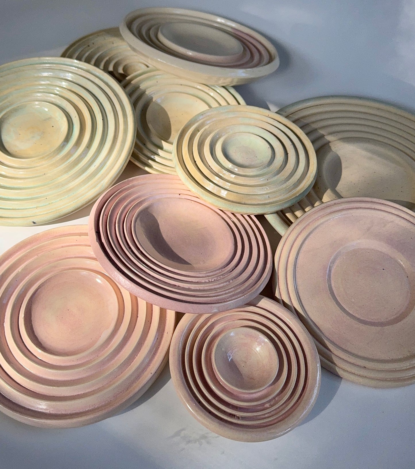 Large Jelly Roll Planter, Moss Gloss