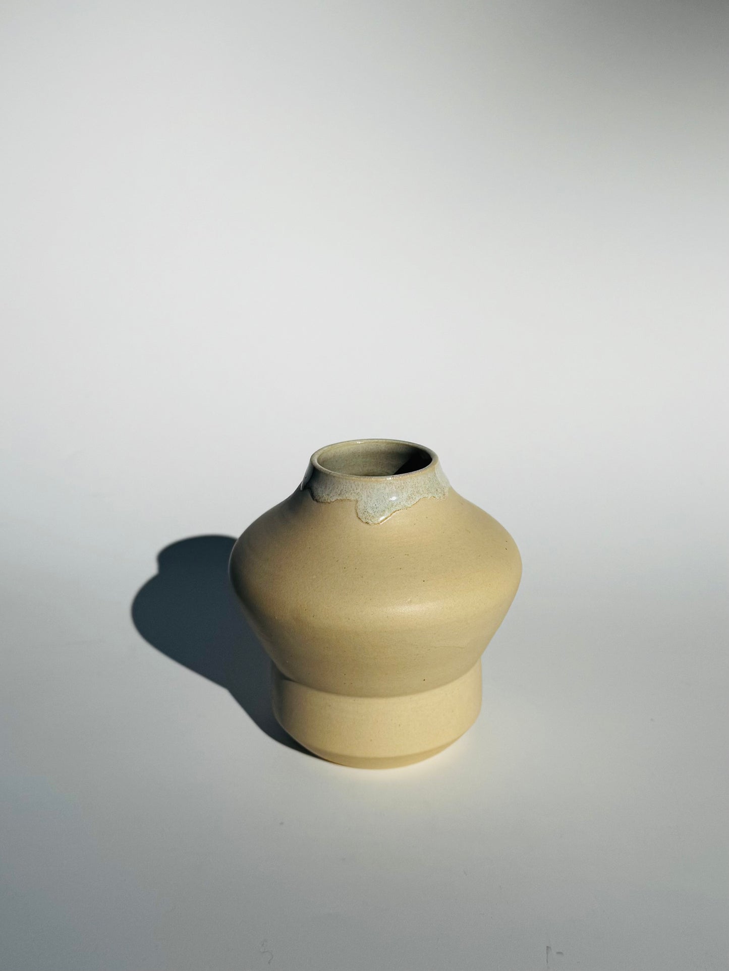 Hip Curvy Garden Vase, Moss Matte