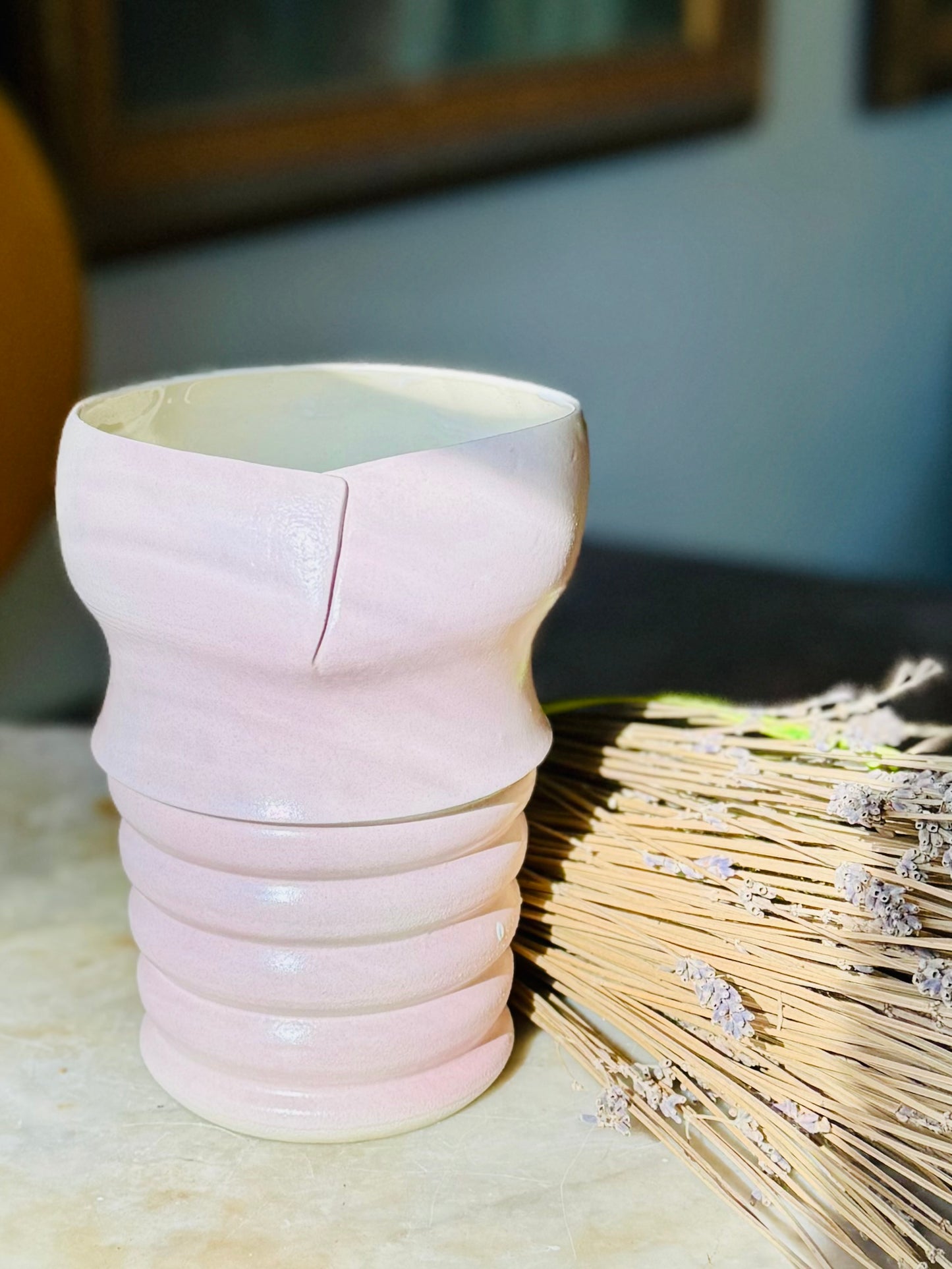 Modern Garden Vase, Pink