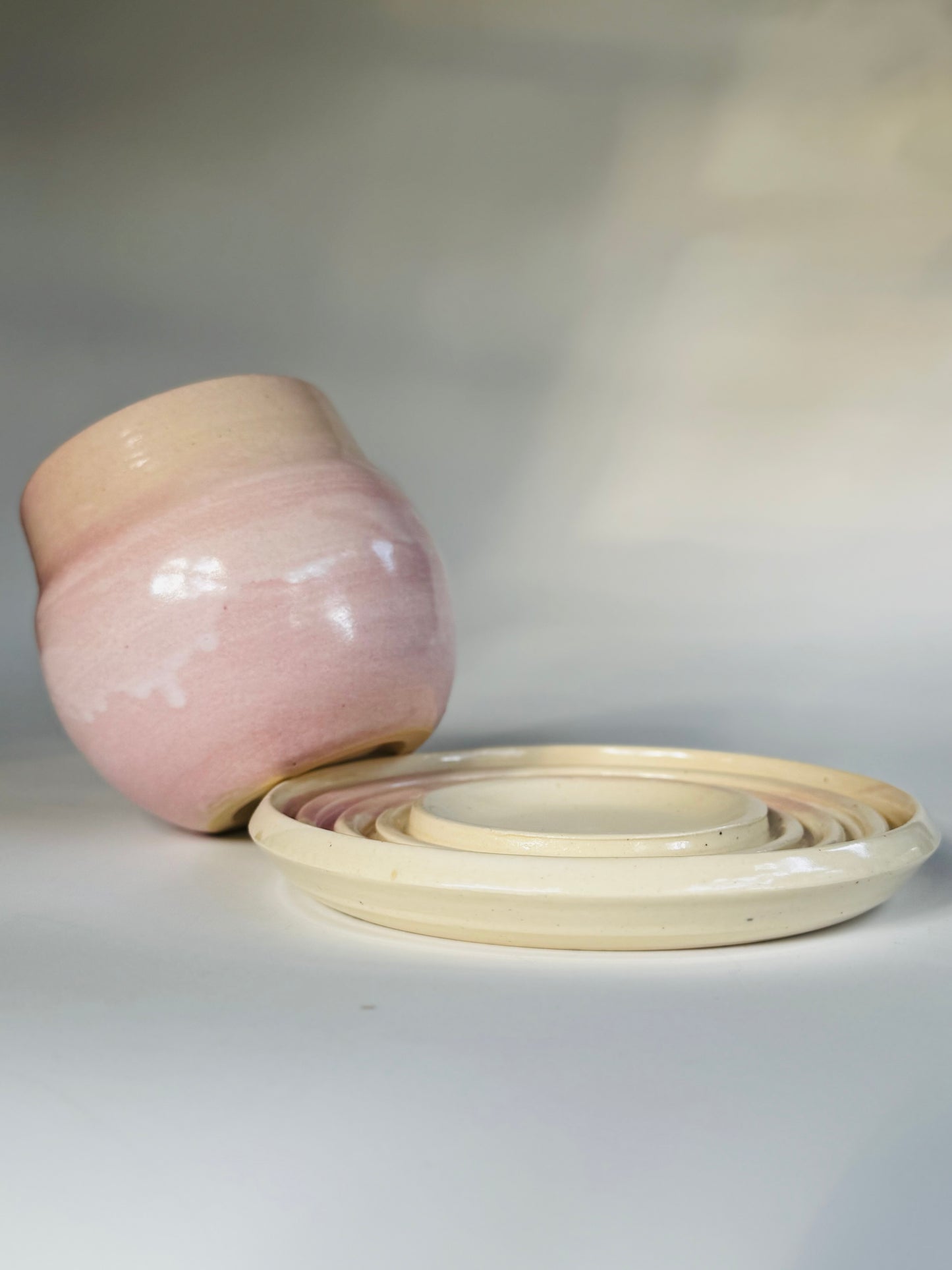 Blushing Matte Roly Planter