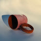 Rosy Rusty Hoop Handle Diner Mug, Red, Small