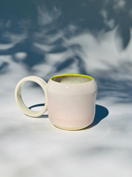 Lots of Pop Hoop Handle Mug, Pink