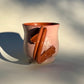 Rosy Rusty Swerve Handle Mug