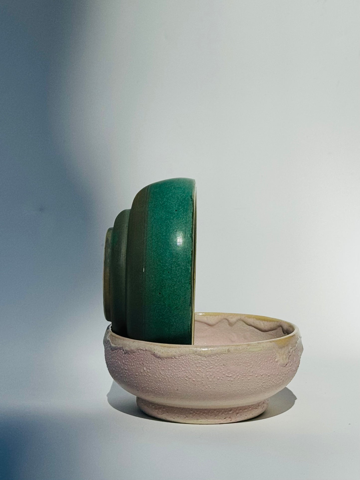 Blushing Pink & Penny Patina Bowl Set