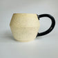 Geo Half Moon Handle Mug