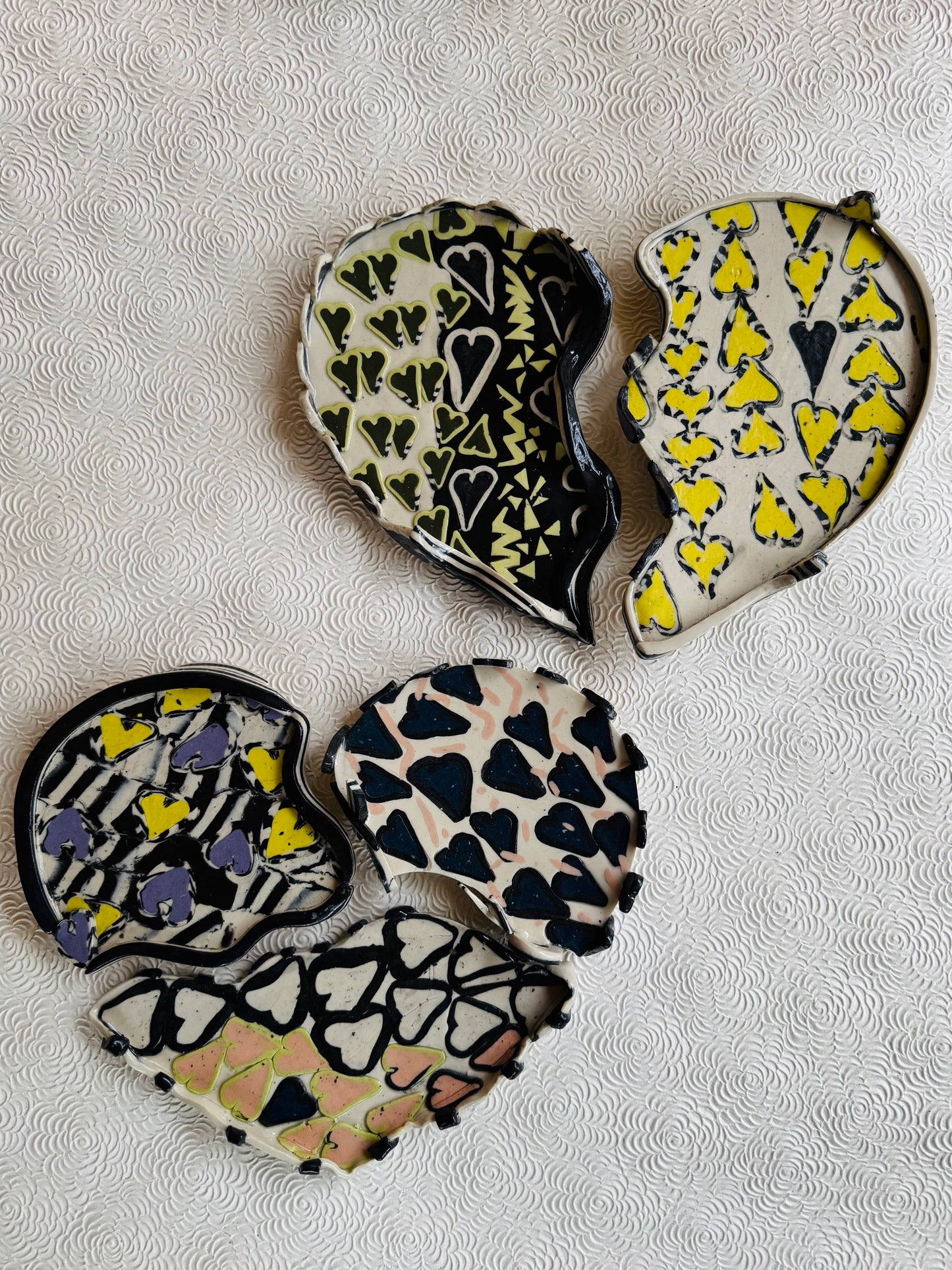 Nerikomi Best Friend Heart Halves