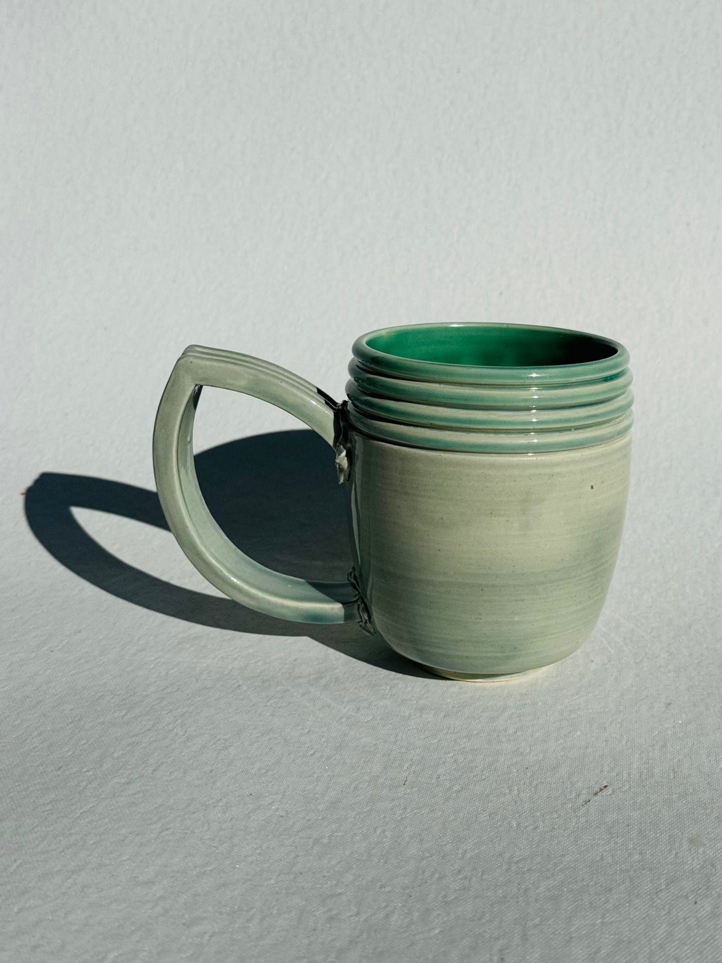 10oz Leaf Handle Mug